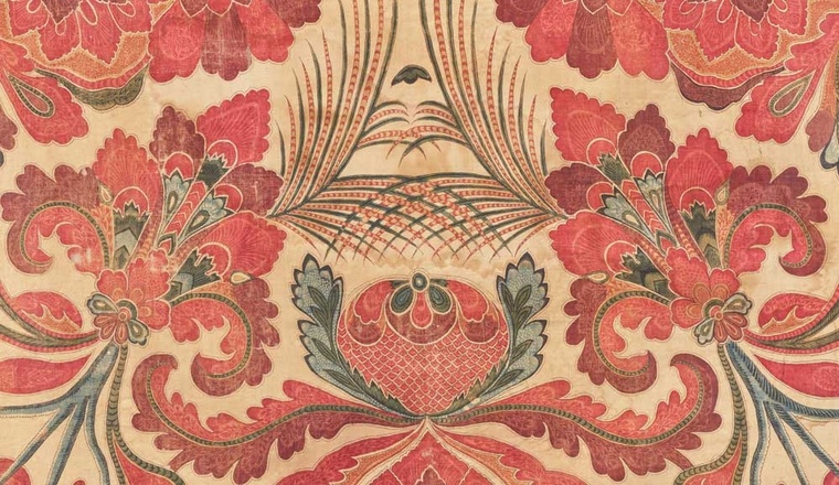 <span class="title">Bedcover or hanging (palampore)<span class="title_comma">, </span></span><span class="year">Coromandel Coast for the European (probably Dutch) market, first half of the eighteenth century</span>